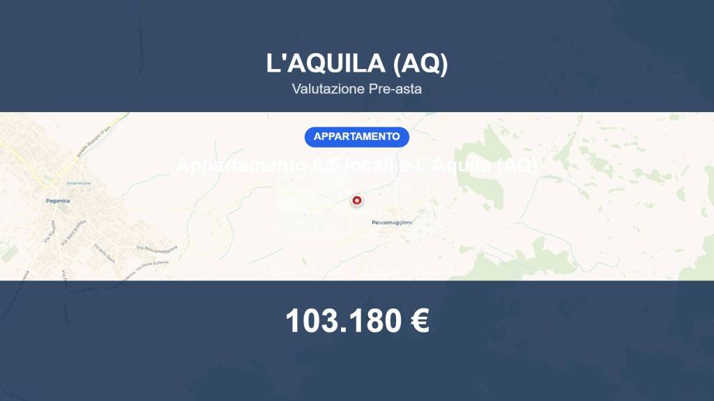 appartamento in vendita a L'Aquila in zona San Sisto