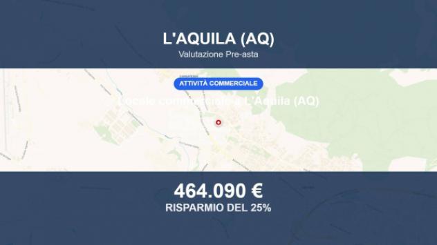 locale commerciale in vendita a L'Aquila in zona Arischia