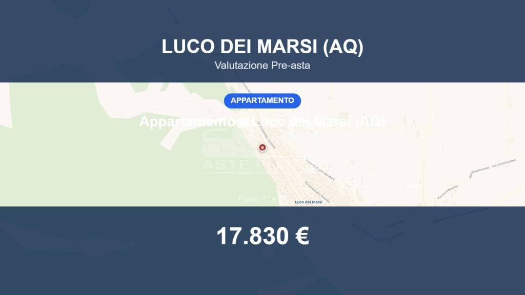appartamento in vendita a Luco dei Marsi in zona Petogna