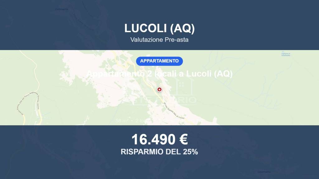appartamento in vendita a Lucoli in zona Casamaina