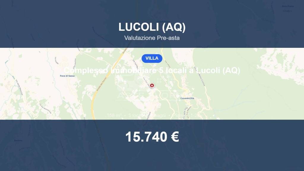casa indipendente in vendita a Lucoli in zona Francolisco
