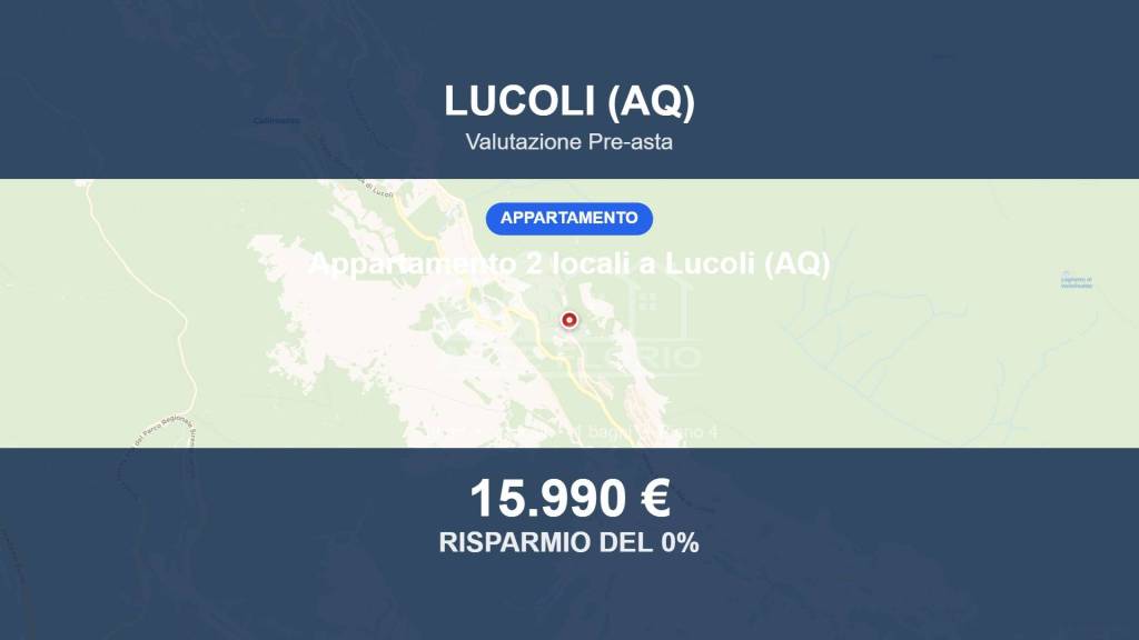 appartamento in vendita a Lucoli in zona Prato Lonaro