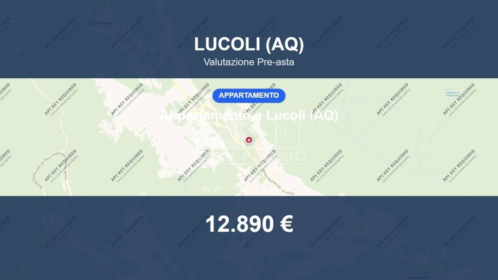 appartamento in vendita a Lucoli in zona Casamaina