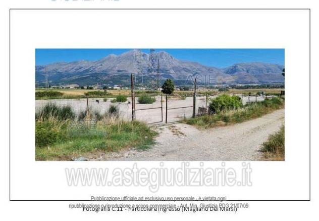 terreno edificabile in vendita a Magliano de' Marsi