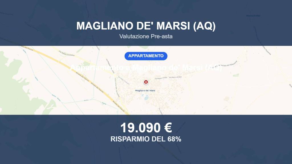 appartamento in vendita a Magliano de' Marsi