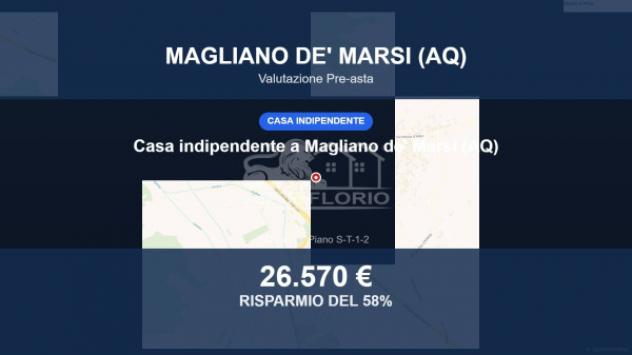 casa indipendente in vendita a Magliano de' Marsi