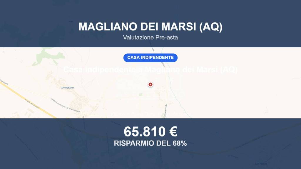 casa indipendente in vendita a Magliano de' Marsi