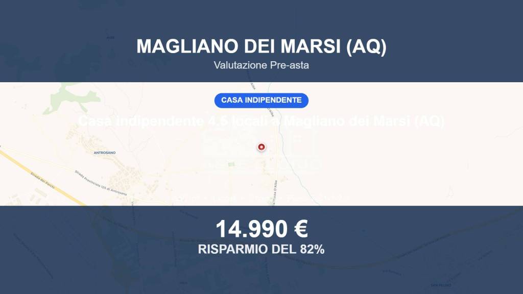 casa indipendente in vendita a Magliano de' Marsi