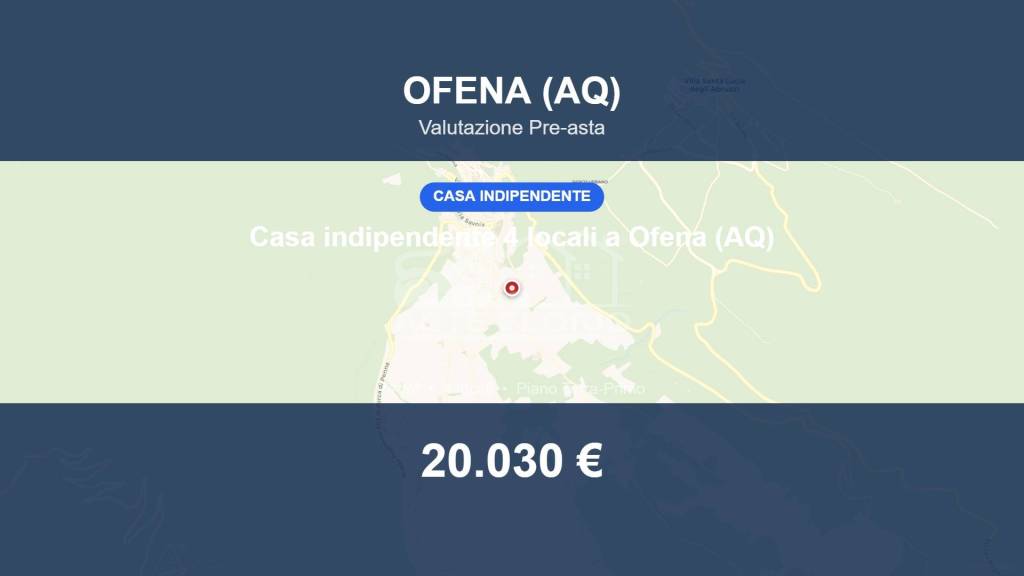 casa indipendente in vendita ad Ofena in zona Cappuccini