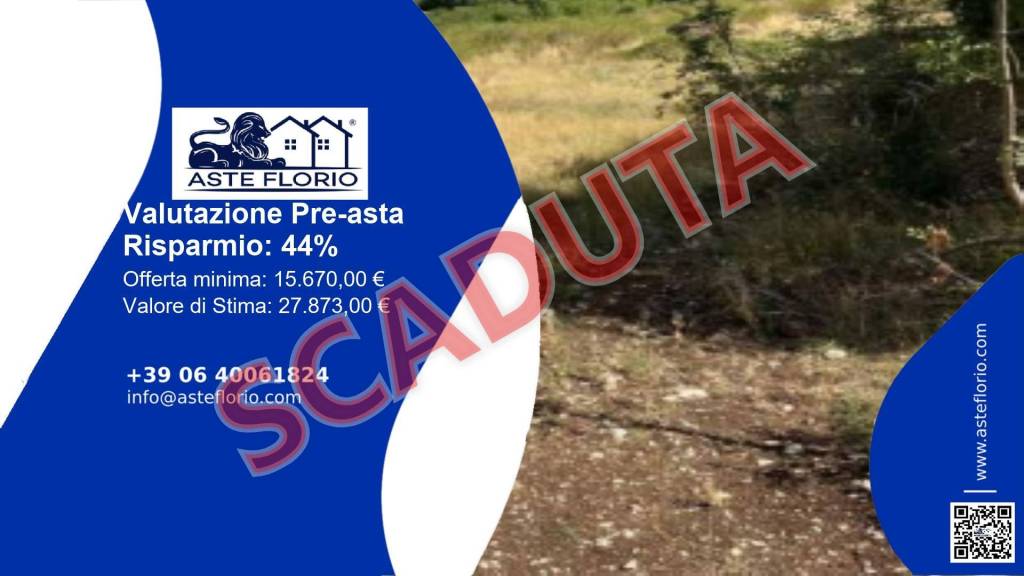 terreno edificabile in vendita ad Oricola