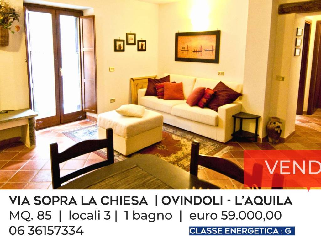 appartamento in vendita ad Ovindoli in zona San Potito