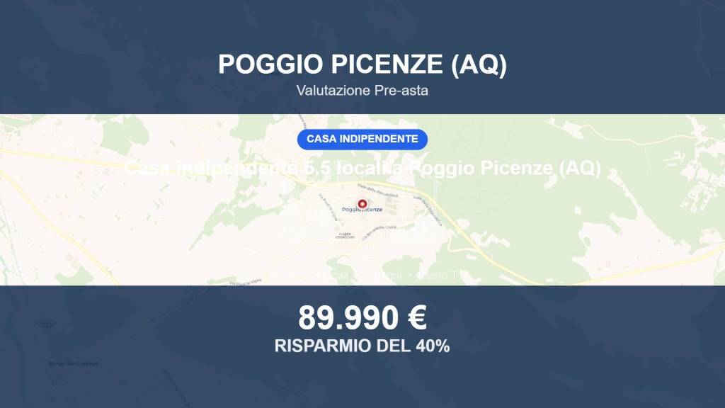 casa indipendente in vendita a Poggio Picenze