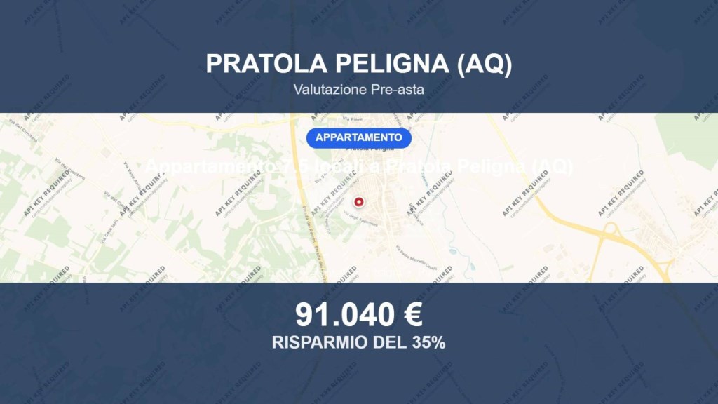 appartamento in vendita a Pratola Peligna