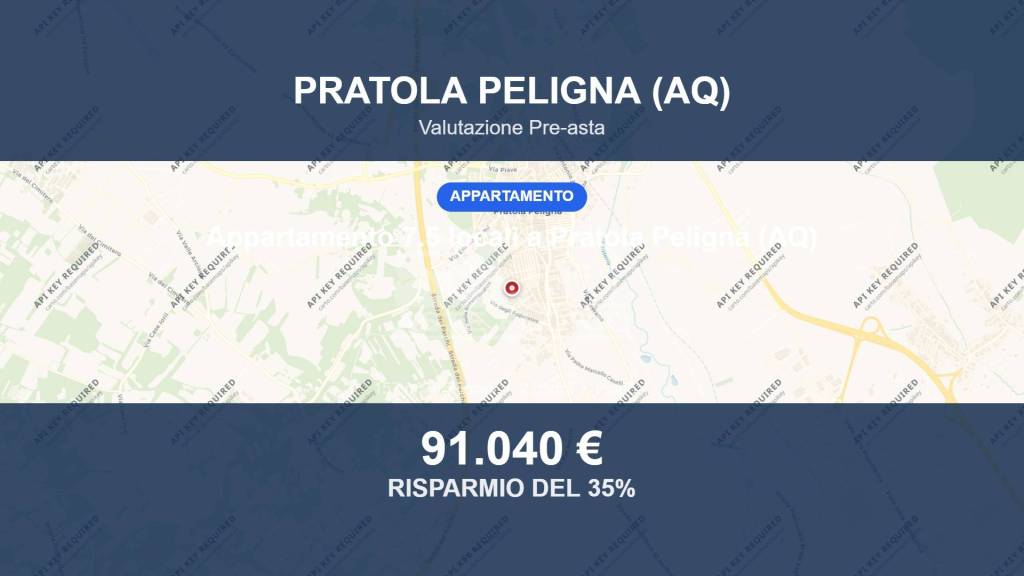 appartamento in vendita a Pratola Peligna