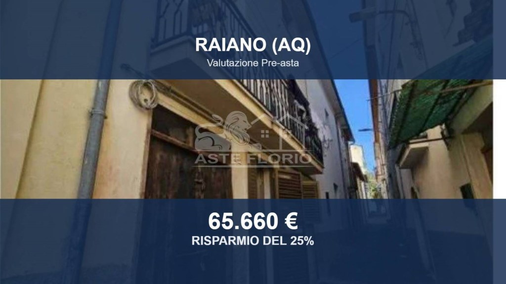 appartamento in vendita a Raiano