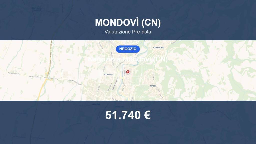 negozio in vendita a Mondovì