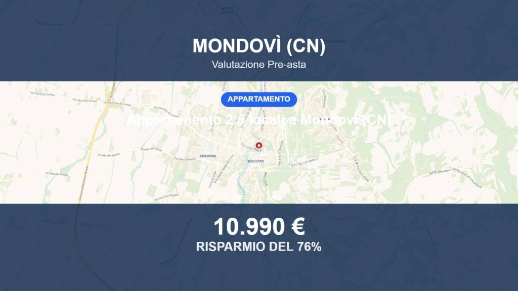 appartamento in vendita a Mondovì