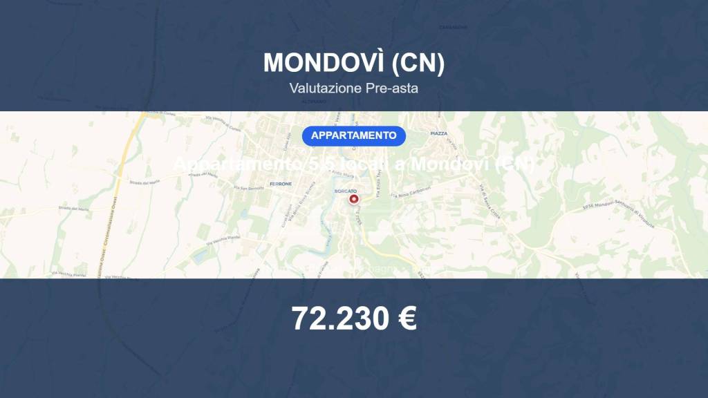 appartamento in vendita a Mondovì