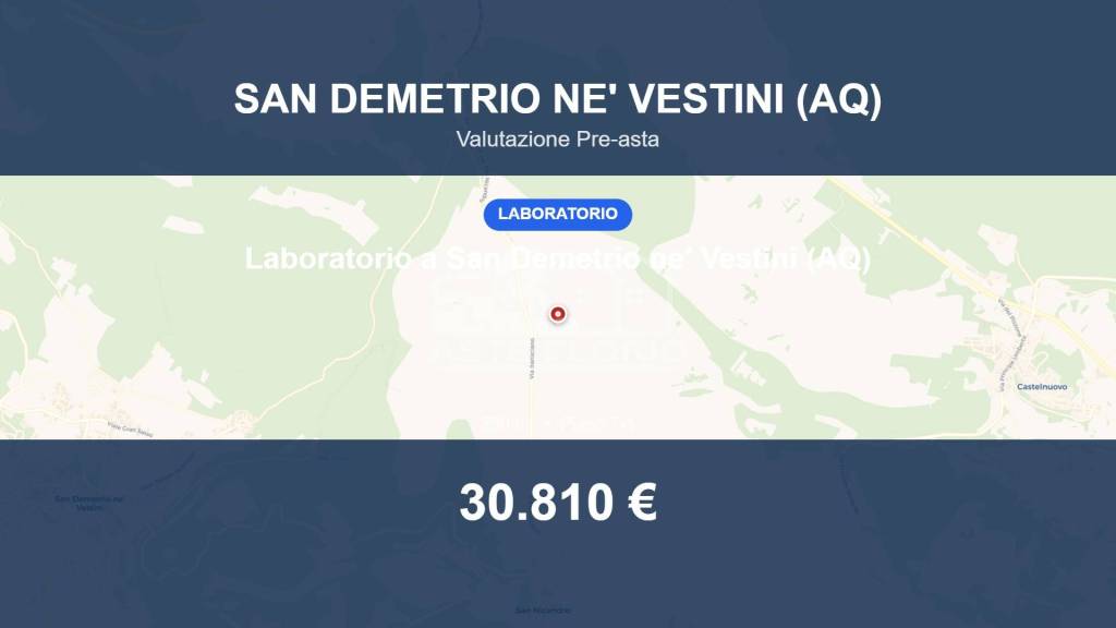 negozio in vendita a San Demetrio ne' Vestini