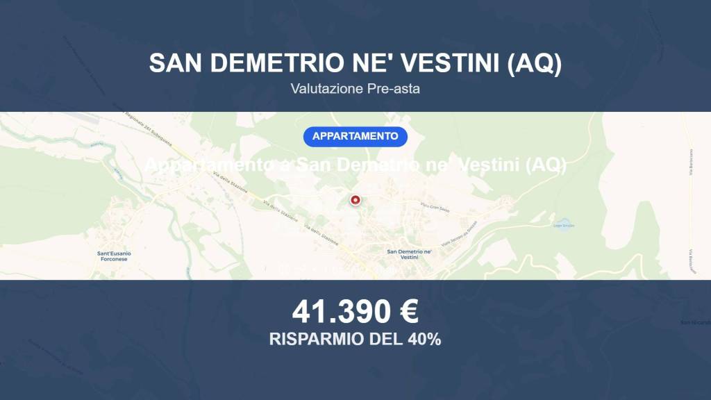appartamento in vendita a San Demetrio ne' Vestini in zona Cardabello