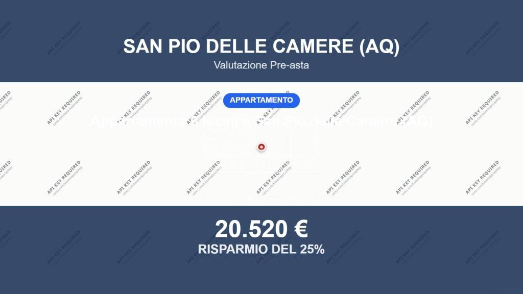 appartamento in vendita a San Pio delle Camere