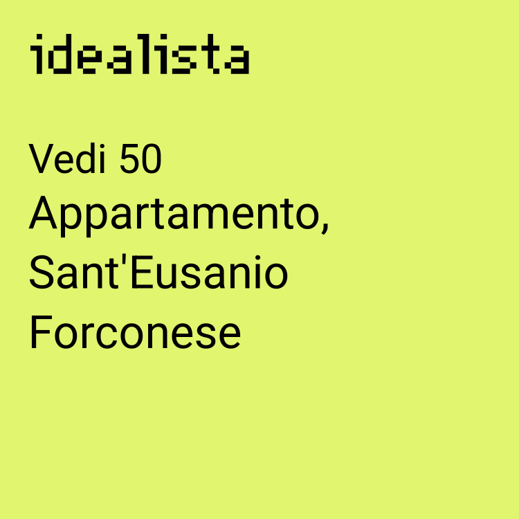 appartamento in vendita a Sant'Eusanio Forconese