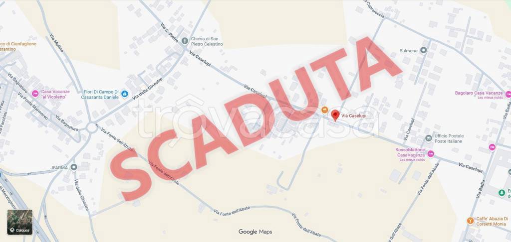 terreno edificabile in vendita a Sulmona in zona Case Lupi