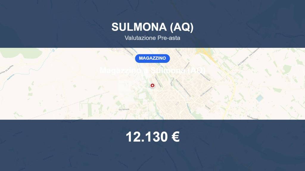 locale commerciale in vendita a Sulmona in zona Arabona