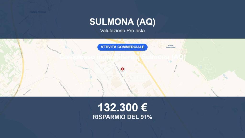 terreno edificabile in vendita a Sulmona in zona Albanese