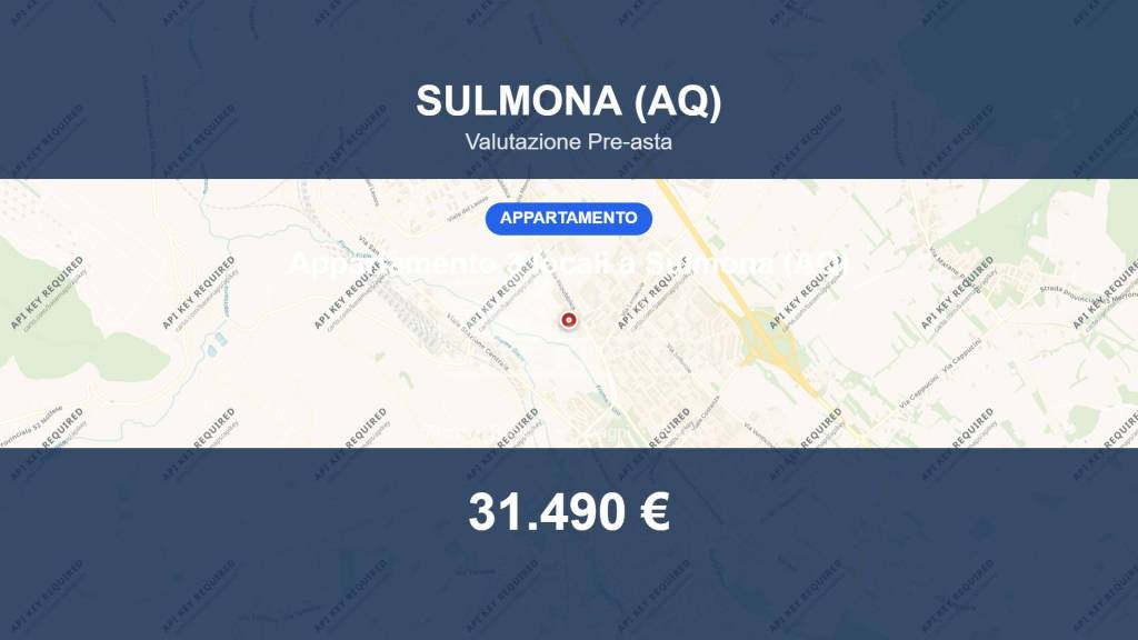 appartamento in vendita a Sulmona in zona Arabona