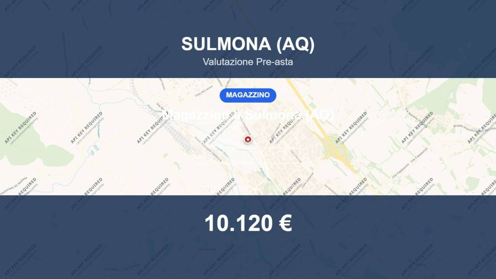 locale commerciale in vendita a Sulmona in zona Arabona