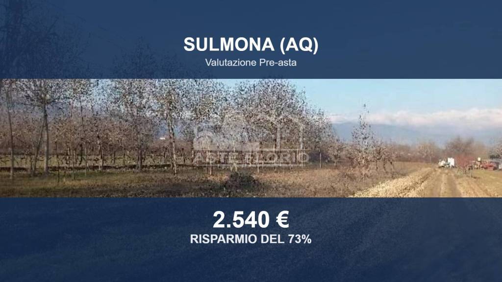 terreno in vendita a Sulmona in zona Albanese