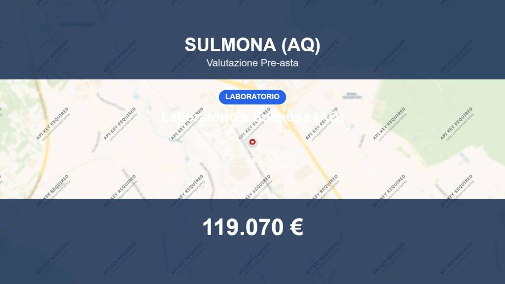 locale commerciale in vendita a Sulmona in zona Albanese
