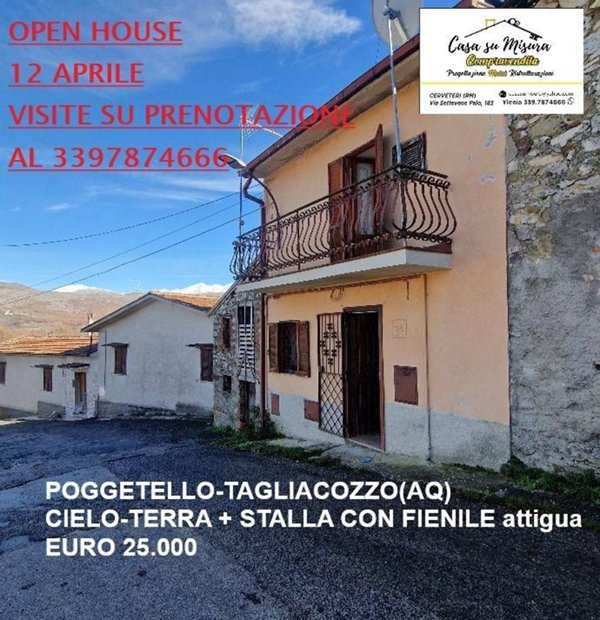 casa indipendente in vendita a Tagliacozzo in zona Poggetello