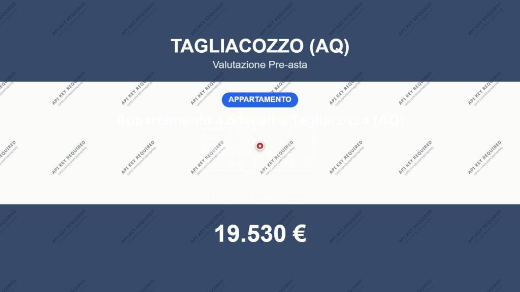 appartamento in vendita a Tagliacozzo in zona Poggio Filippo