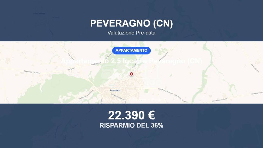 appartamento in vendita a Peveragno