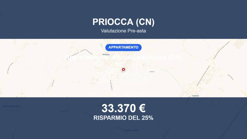 appartamento in vendita a Priocca