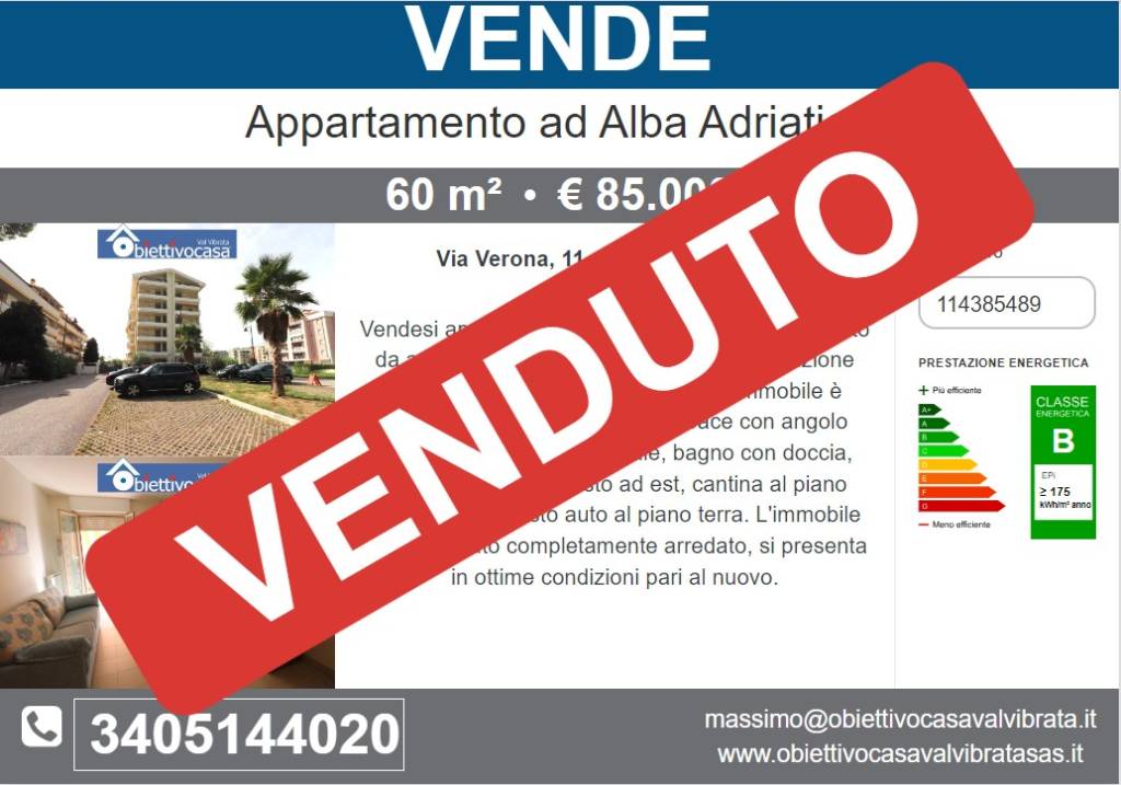 appartamento in vendita ad Alba Adriatica