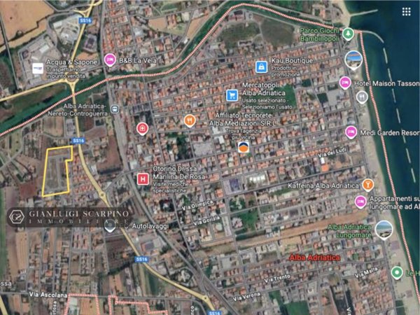 terreno agricolo in vendita ad Alba Adriatica