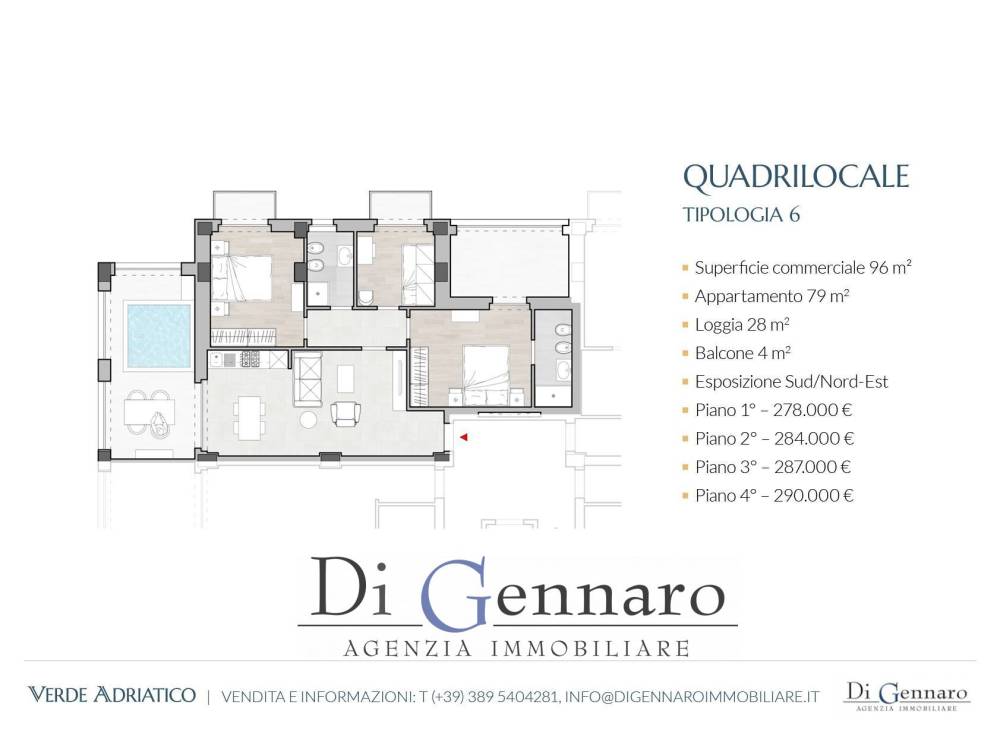 appartamento in vendita ad Alba Adriatica