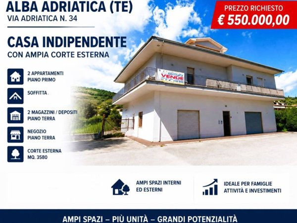 casa indipendente in vendita ad Alba Adriatica