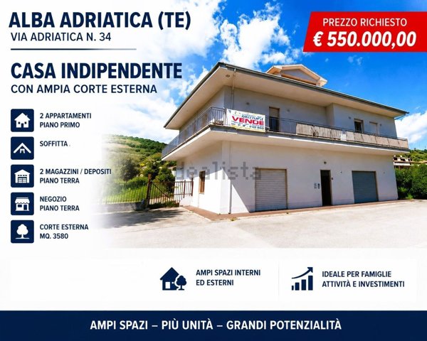 casa indipendente in vendita ad Alba Adriatica