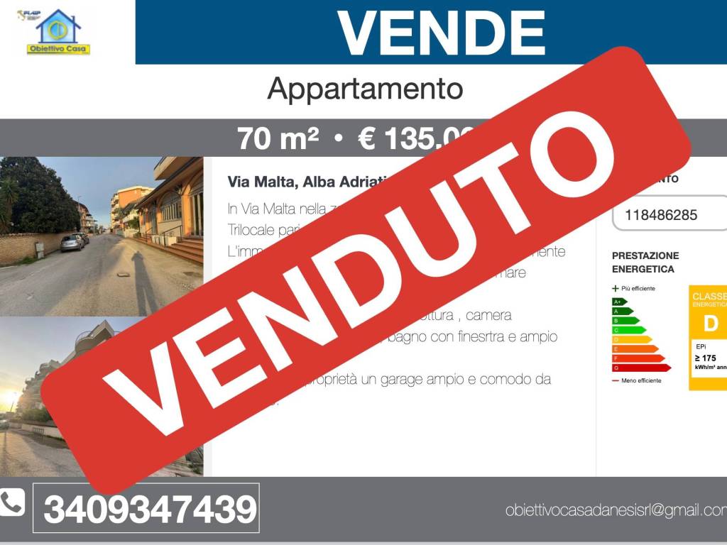 appartamento in vendita ad Alba Adriatica