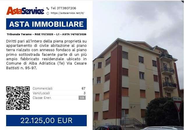 appartamento in vendita ad Alba Adriatica