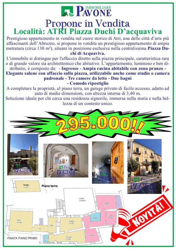 appartamento in vendita ad Atri