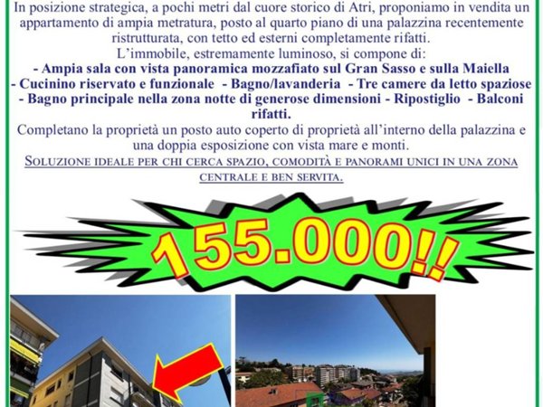 appartamento in vendita ad Atri