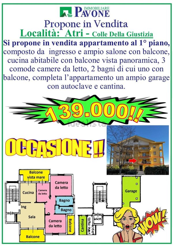 appartamento in vendita ad Atri