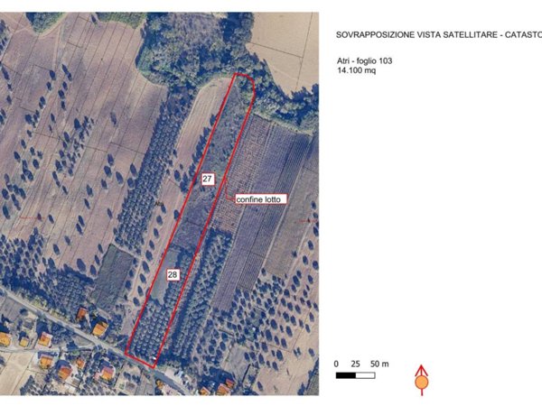 terreno in vendita ad Atri in zona Treciminiere