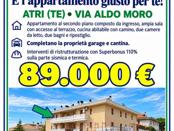 appartamento in vendita ad Atri