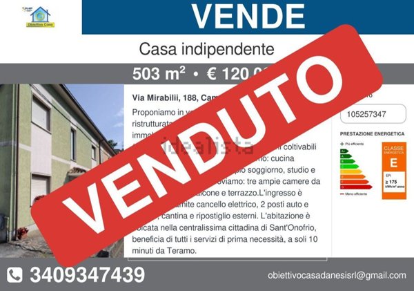 casa indipendente in vendita a Campli in zona Sant'Onofrio